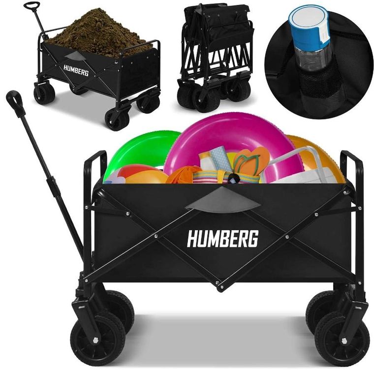 Humberg, wózek transportowy, składany, 100l