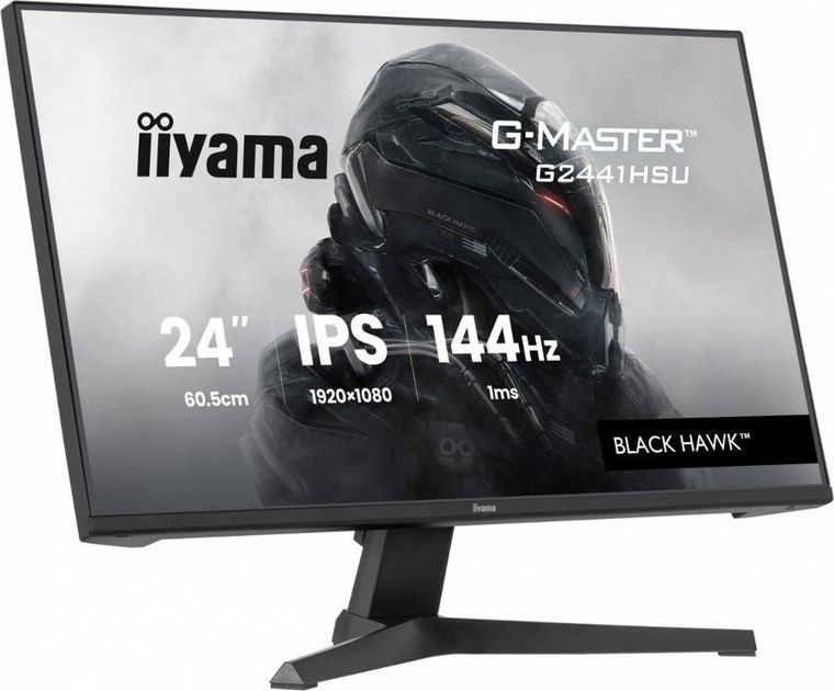 Iiyama, monitor, 23,8", G2441HSU-B1 IPS, FHD, 144Hz, 1ms, 2xUSB, 350cd