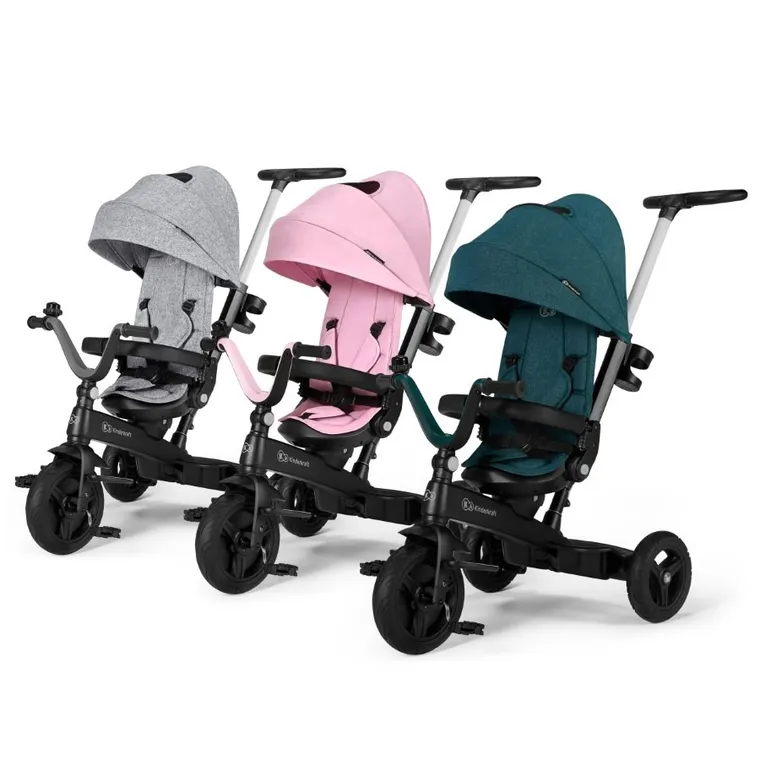 Kinderkraft, Twipper, rowerek trójkołowy, Grey