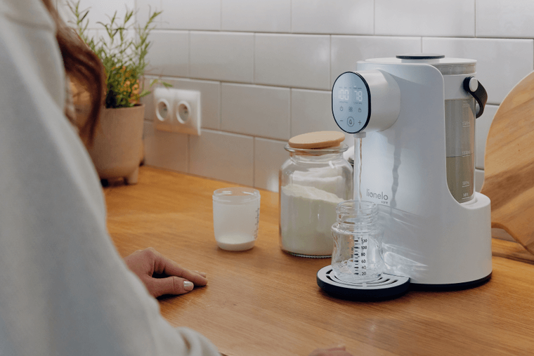 Lionelo Care, ekspres do przygotowywania mleka, White Natural
