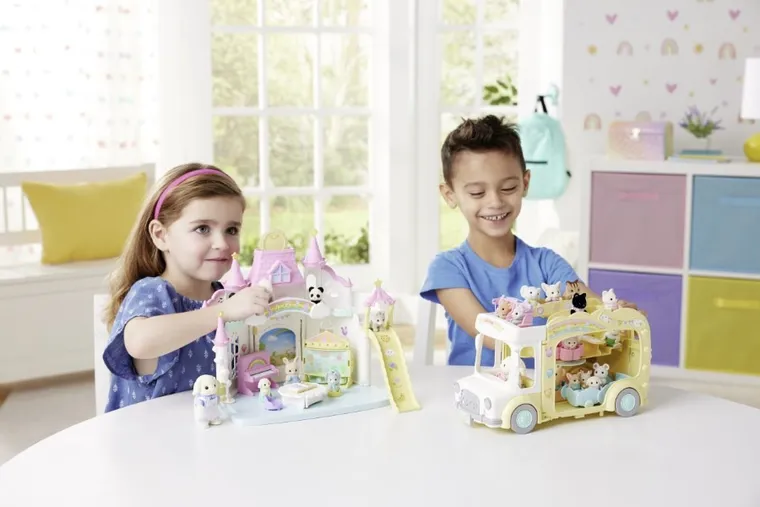 Sylvanian Families, Kolorowe Przedszkole, zestaw z figurkami, 5743