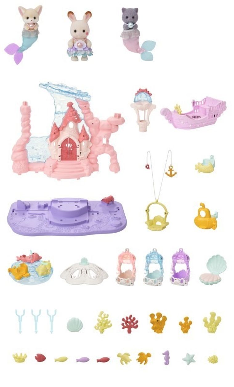 Sylvanian Families, Pałac małych Syrenek, zestaw figurek, 5701