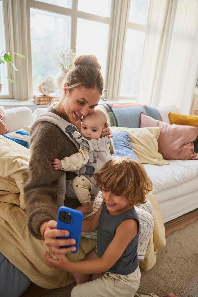 BabyBjörn, Harmony, nosidełko, woven, jasny beż