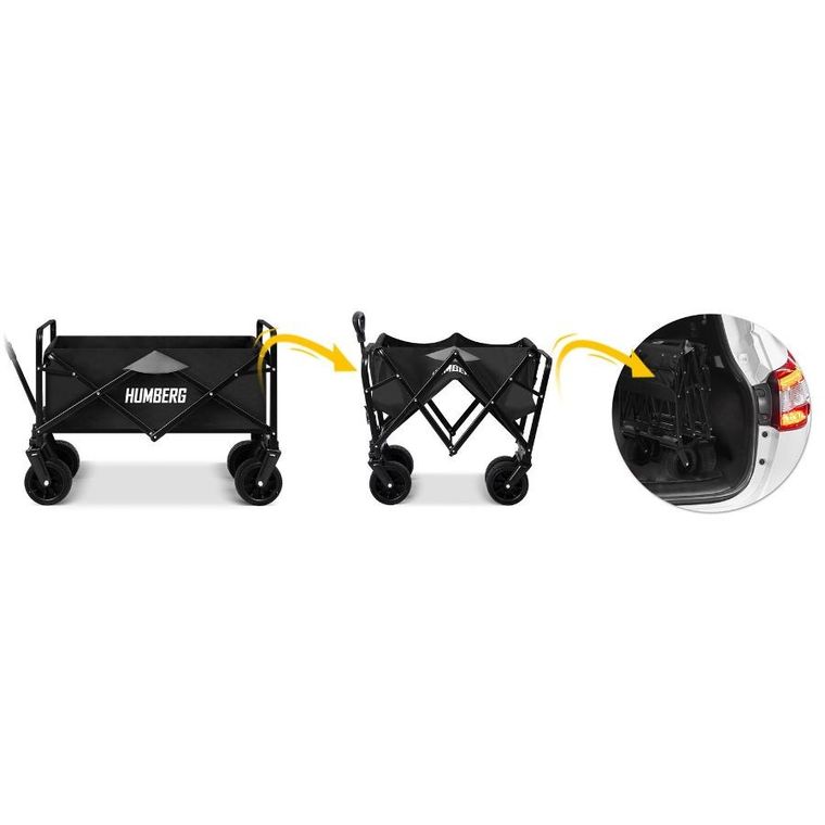 Humberg, wózek transportowy, składany, 100l