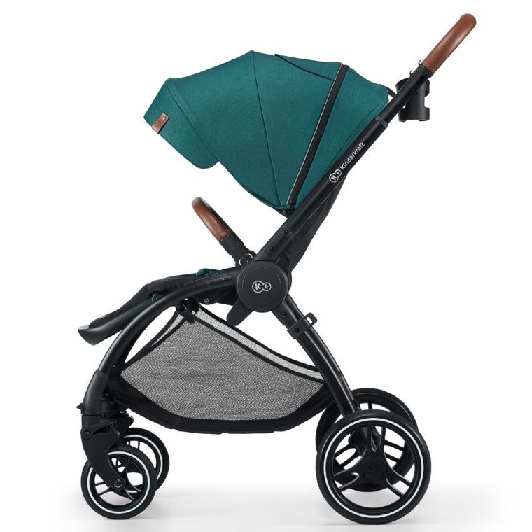Kinderkraft, Evolution Cocoon, wózek wielofunkcyjny 2w1, Midnight Green
