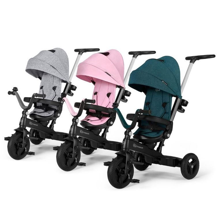 Kinderkraft, Twipper, rowerek trójkołowy, Pink