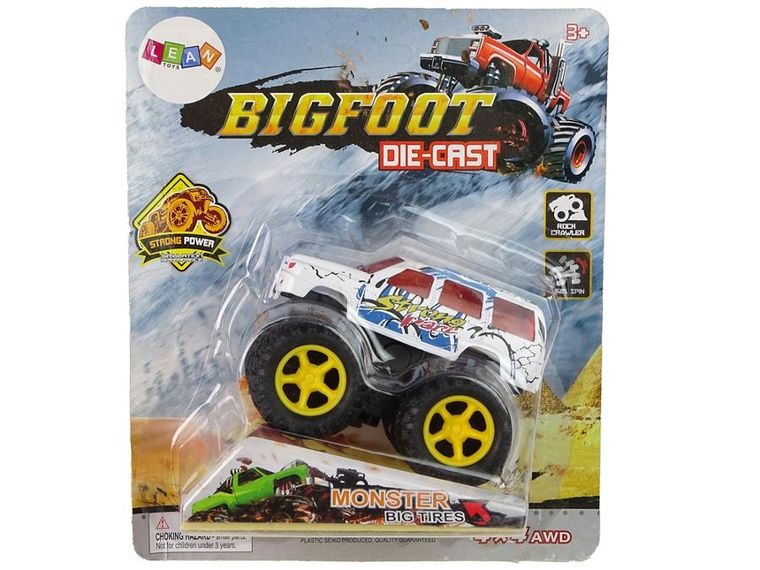 Lean Toys, BigFoot Die-Cast, pojazd z napędem i rampą, 1 szt.