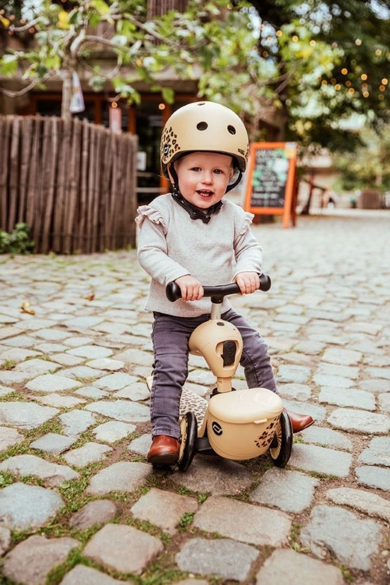 Scoot & Ride, Highwaykick 1, Lifestyle, jeździk i hulajnoga 2w1, Leopard