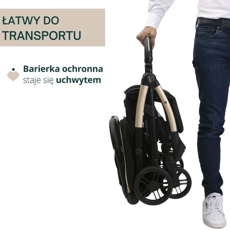 Chicco, Goody Xplus, wózek spacerowy, Black