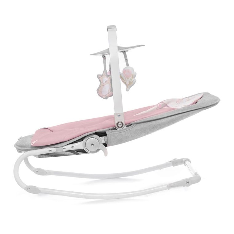 Kinderkraft, Felio, leżaczek 3w1, Peony Rose