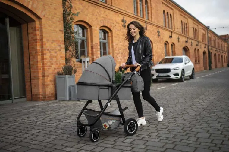 Lionelo, Amber, wózek wielofunkcyjny, 3w1, Grey Graphite