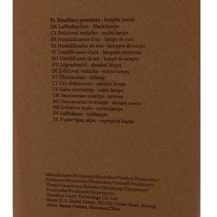 Ruhhy, nawilżacz powietrza, lampka nocna