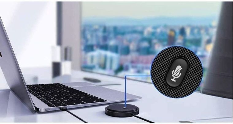 Techly, mikrofon konferencyjny, dookólny, USB 2.0 z wyciszeniem