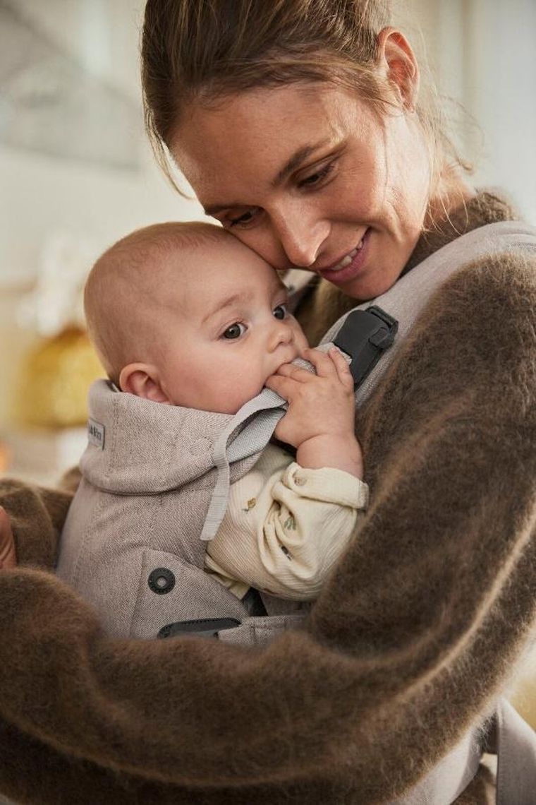 BabyBjörn, Harmony, nosidełko, woven, jasny beż