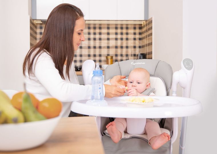 Caretero, Indigo Black, krzesełko + huśtawka, Navy