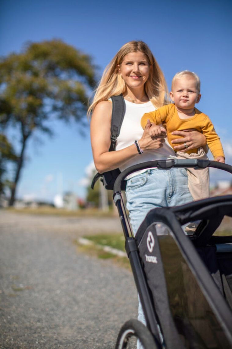 Hamax, Breeze One, przyczepka rowerowa, Black