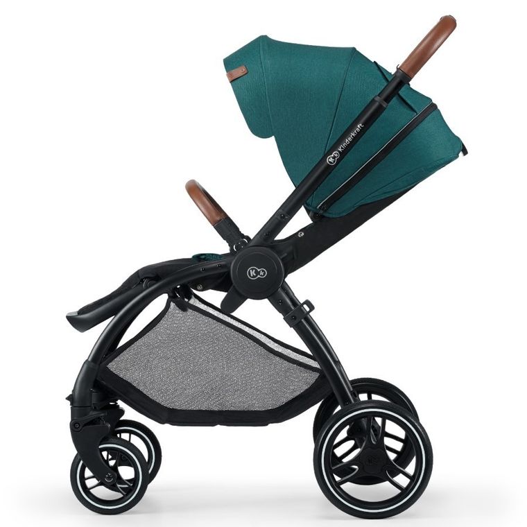 Kinderkraft, Evolution Cocoon, wózek wielofunkcyjny 2w1, Midnight Green