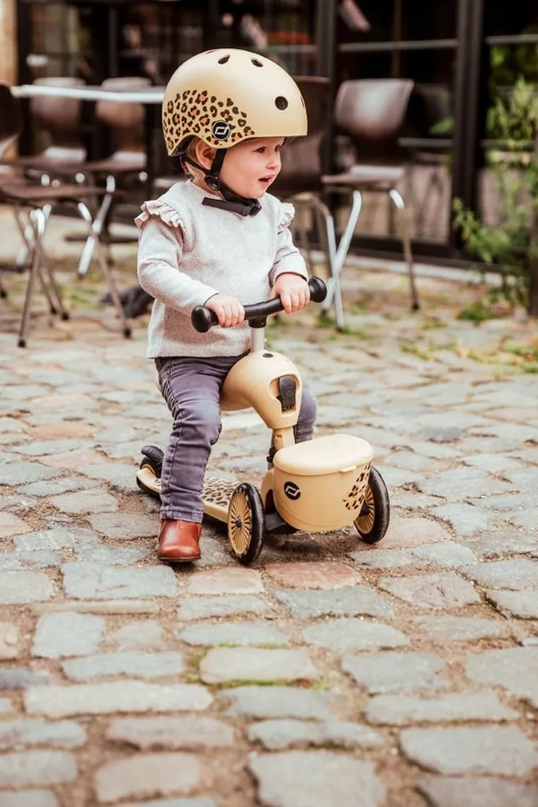 Scoot & Ride, Highwaykick 1, Lifestyle, jeździk i hulajnoga 2w1, Leopard