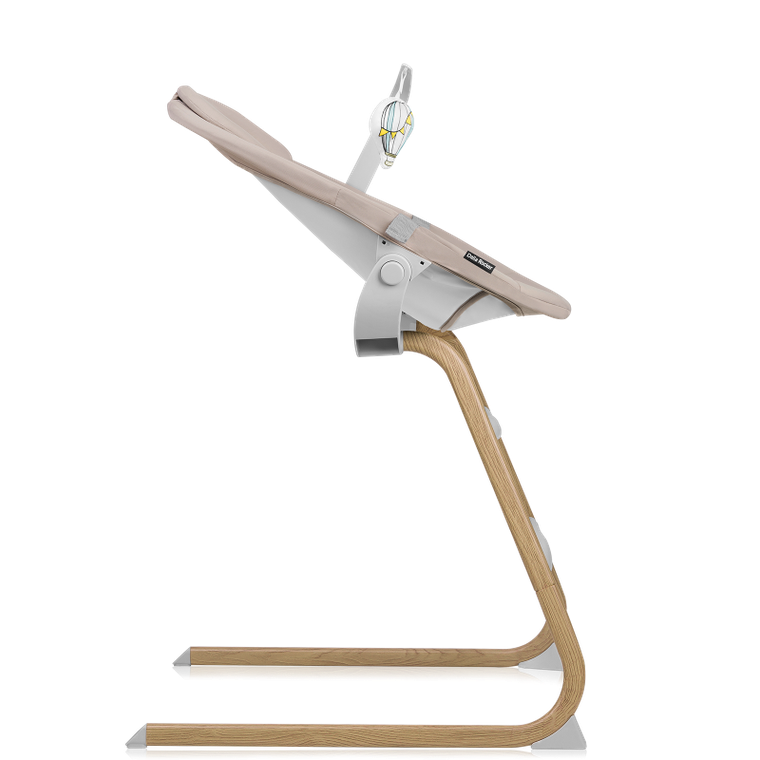 Lionelo, Dalia Set, krzesełko do karmienia, 4w1, Grey Stone Natural