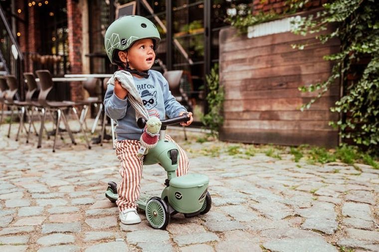 Scoot & Ride, Highwaykick 1, Lifestyle, jeździk i hulajnoga 2w1, Green Lines