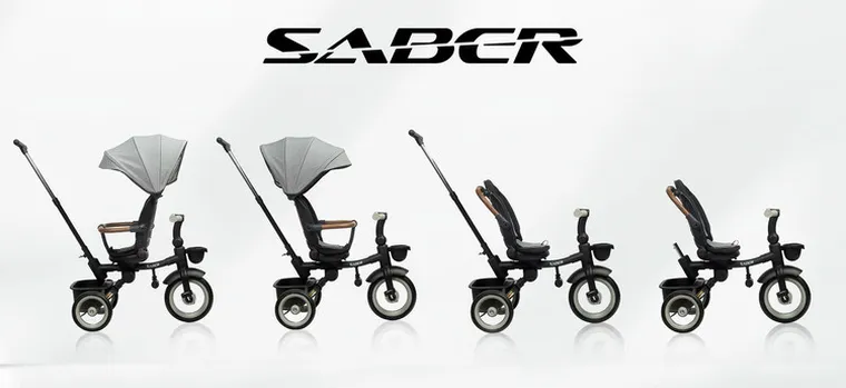 Toyz, Saber, rowerek 3-kołowy, light pink