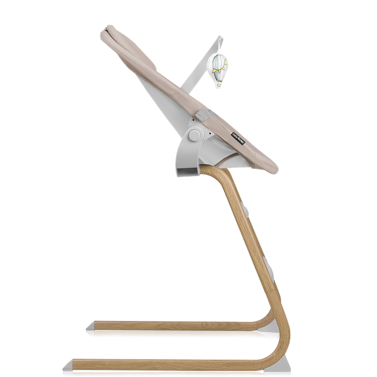 Lionelo, Dalia Set, krzesełko do karmienia, 4w1, Grey Stone Natural