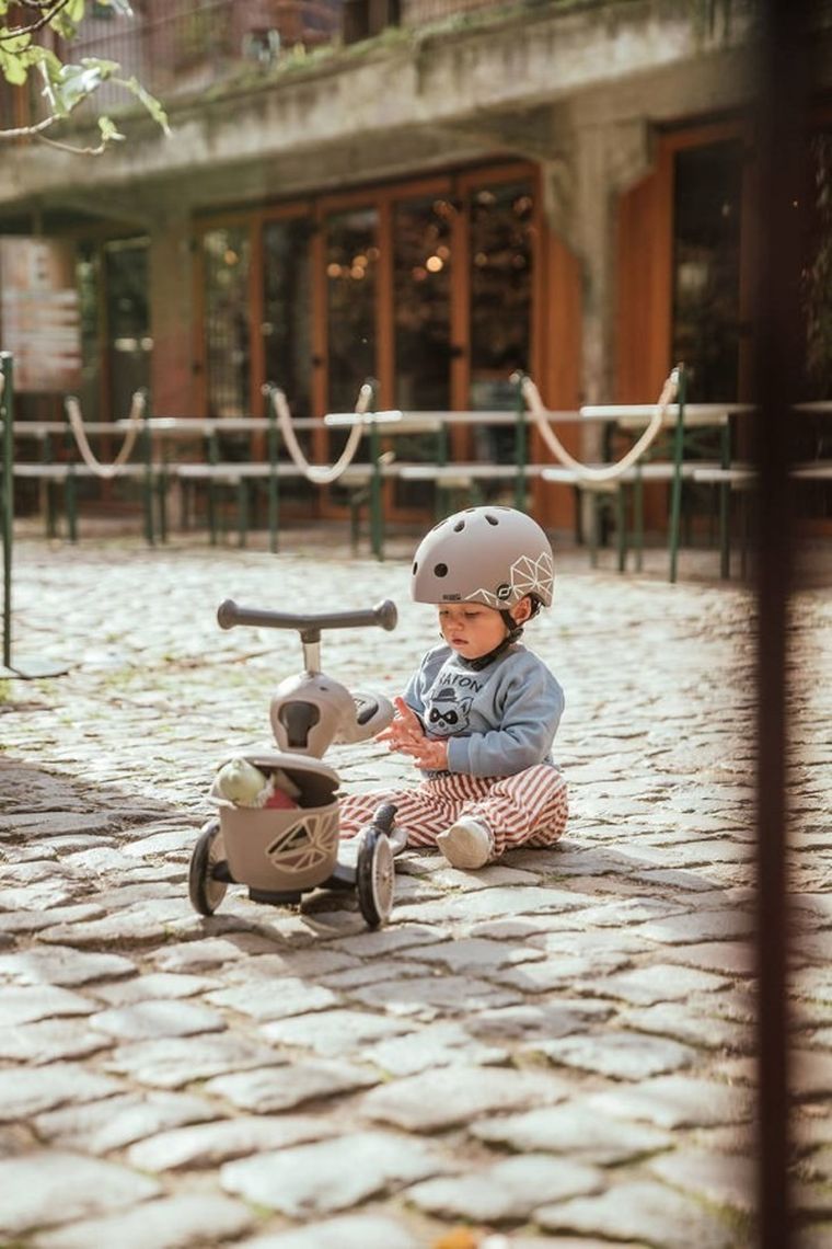 Scoot & Ride, Highwaykick 1, Lifestyle, jeździk i hulajnoga 2w1, Brown Lines