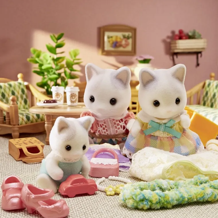 Sylvanian Families, Rodzina kotków, zestaw figurek, 5738