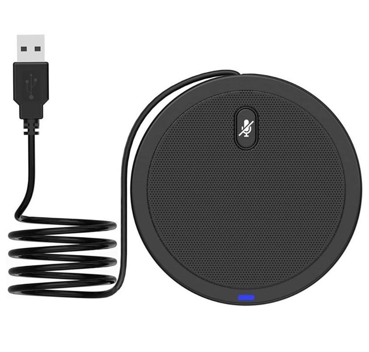 Techly, mikrofon konferencyjny, dookólny, USB 2.0 z wyciszeniem