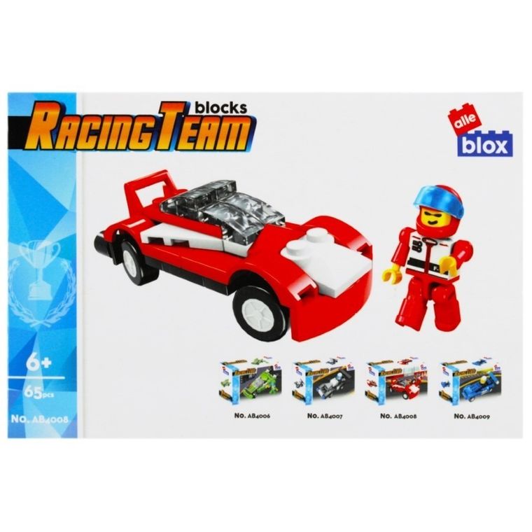 Alleblox, samochód wyścigowy, klocki konstrukcyjne