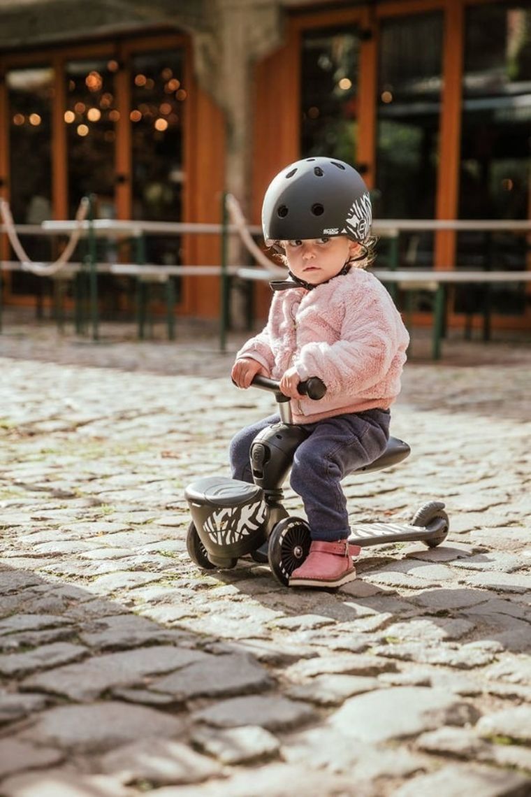 Scoot & Ride, Highwaykick 1, Lifestyle, jeździk i hulajnoga 2w1, Zebra