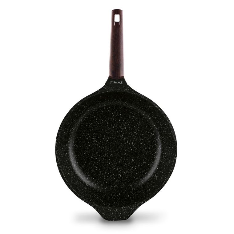 Starke Pro, Redwood, zestaw garnków z pokrywką i patelnia, 10 elementów