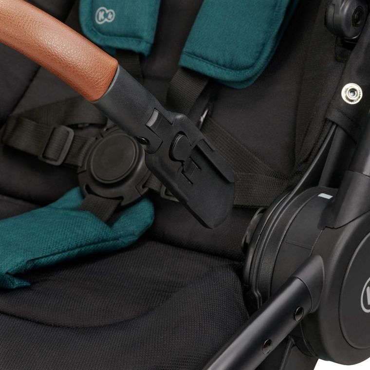 Kinderkraft, Evolution Cocoon, wózek wielofunkcyjny 2w1, Midnight Green