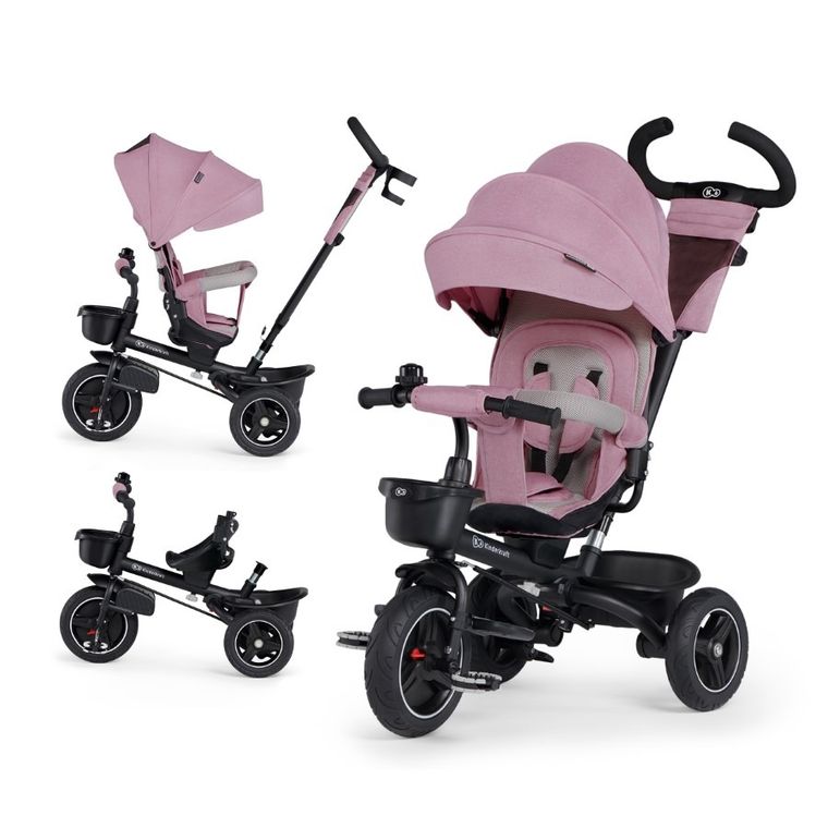 Kinderkraft, Spinstep, rowerek trójkołowy, Pink