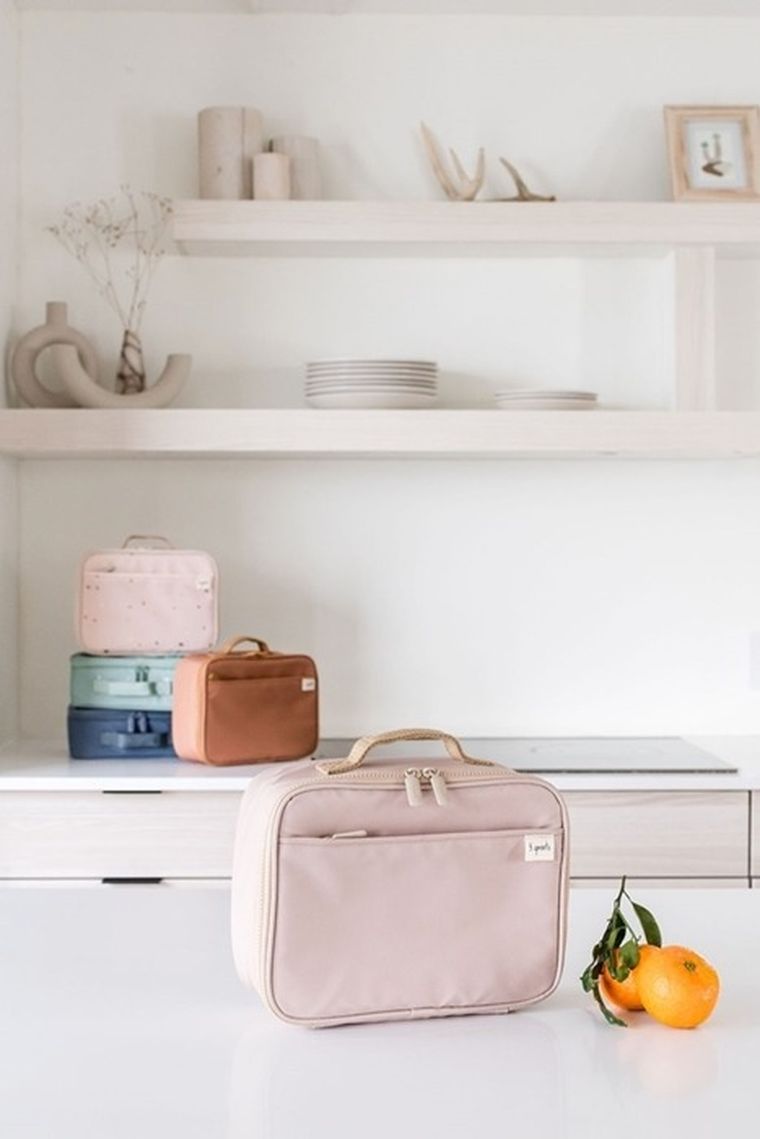 3 Sprouts, torba na lunch, Recycled, Taupe