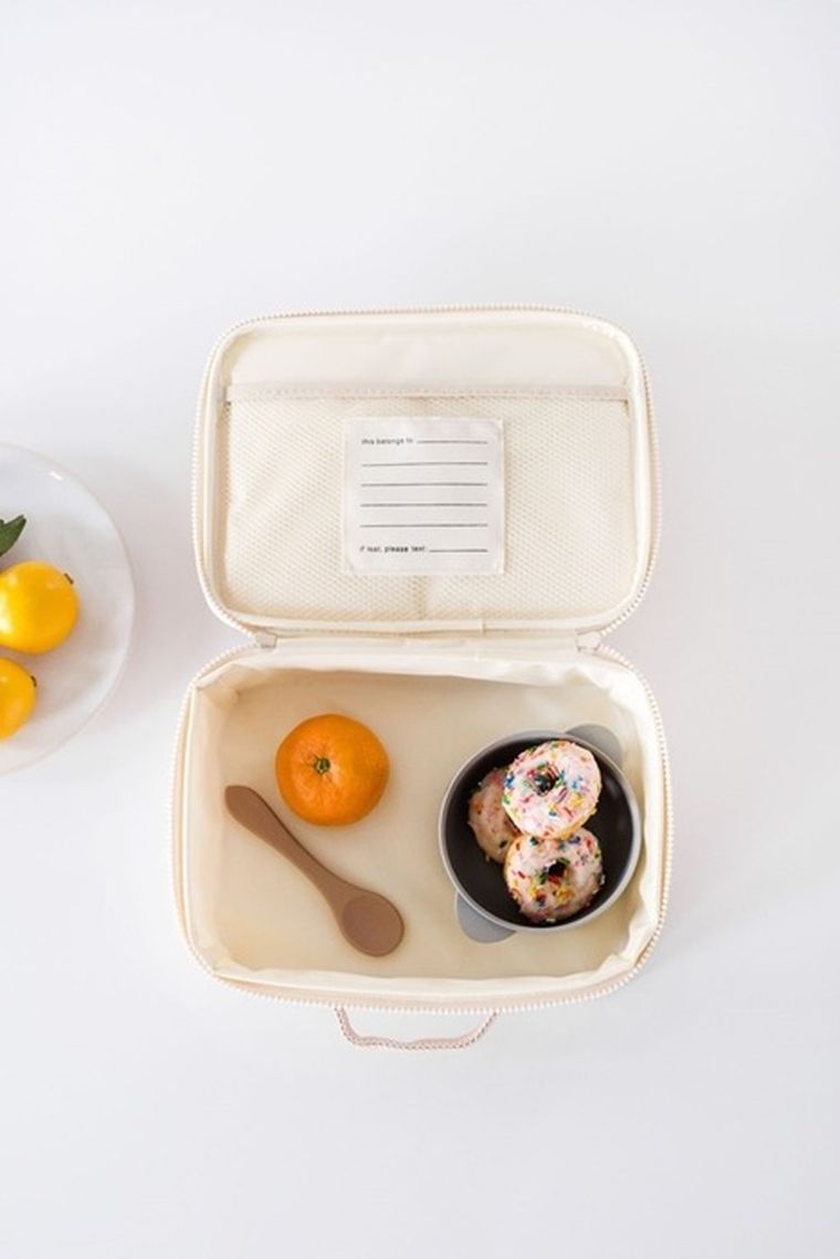 3 Sprouts, torba na lunch, Recycled Terazzo, Sand