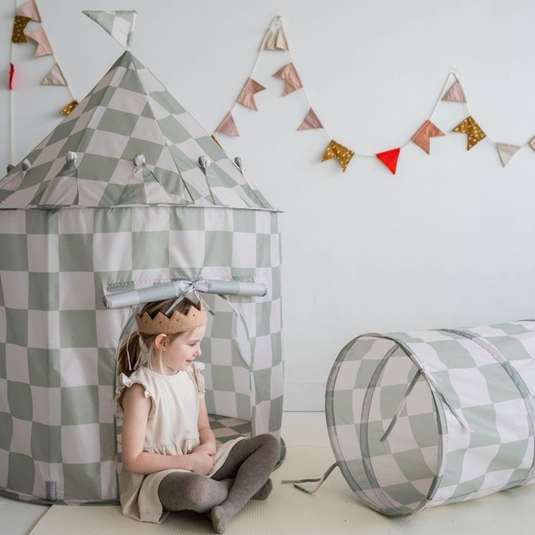 3 Sprouts, tunel do zabawy, Checkerboard Green