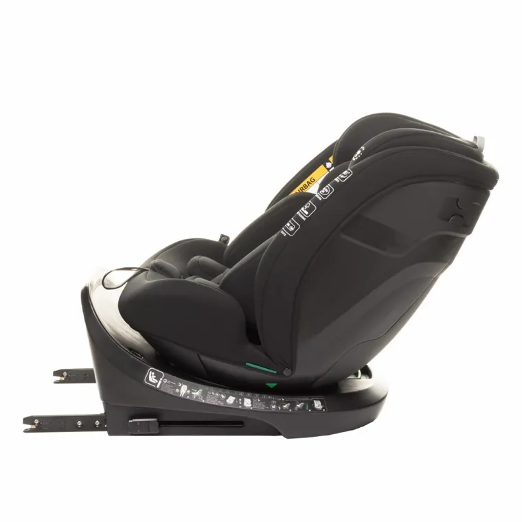 4BABY, Roto-Fix, fotelik samochodowy, black, 40-150 cm