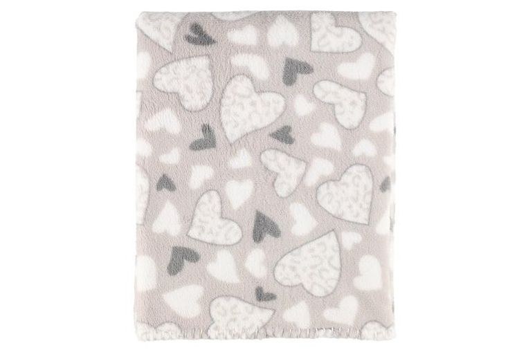 4living, polarowy koc z maskotką, 75-100 cm