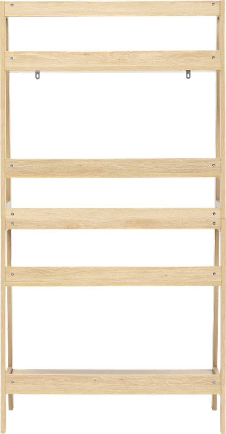 5five Simply Smart, Abana, regał na książki otwarty z 5 półkami, 76-43-146 cm