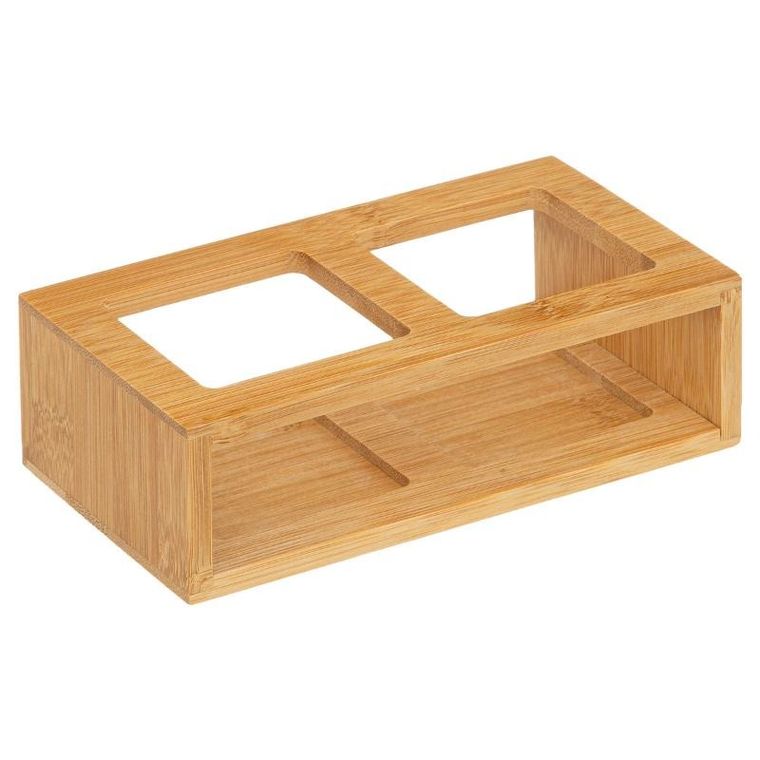 5five Simply Smart, butelki na oliwę i ocet z dozownikiem + stojak bambusowy