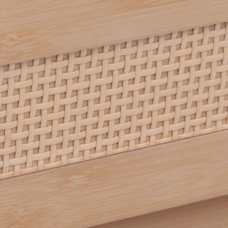 5five Simply Smart, Cane, wózek kuchenny na kółkach, plecionka wiedeńska, 39,6-30-85,5 cm