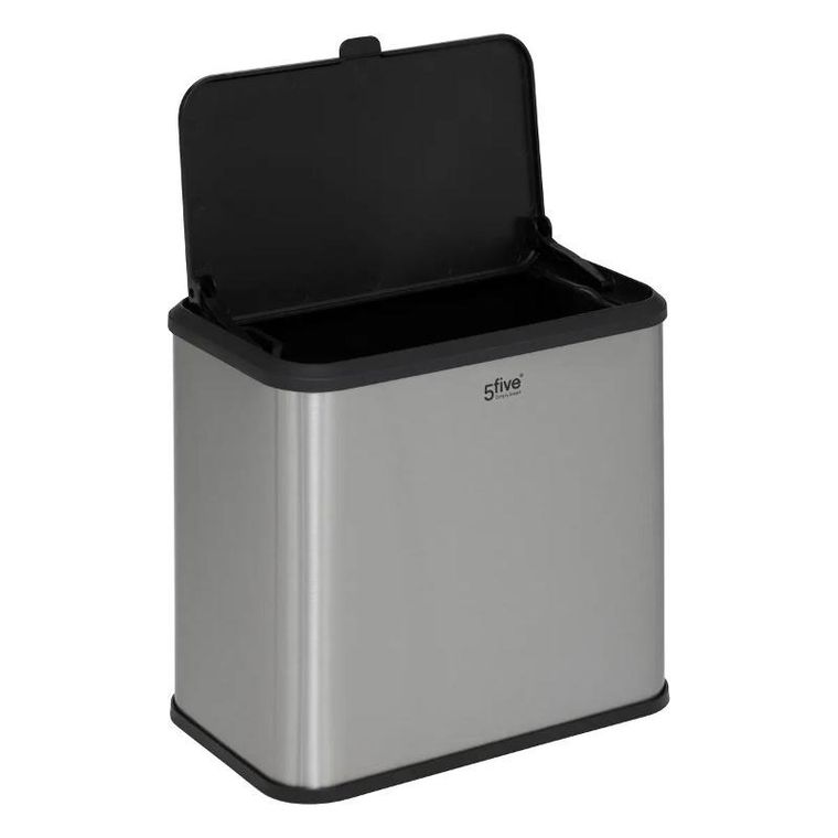 5five Simply Smart, kosz na bio eco, obudowa ze stali nierdzewnej, 5 l