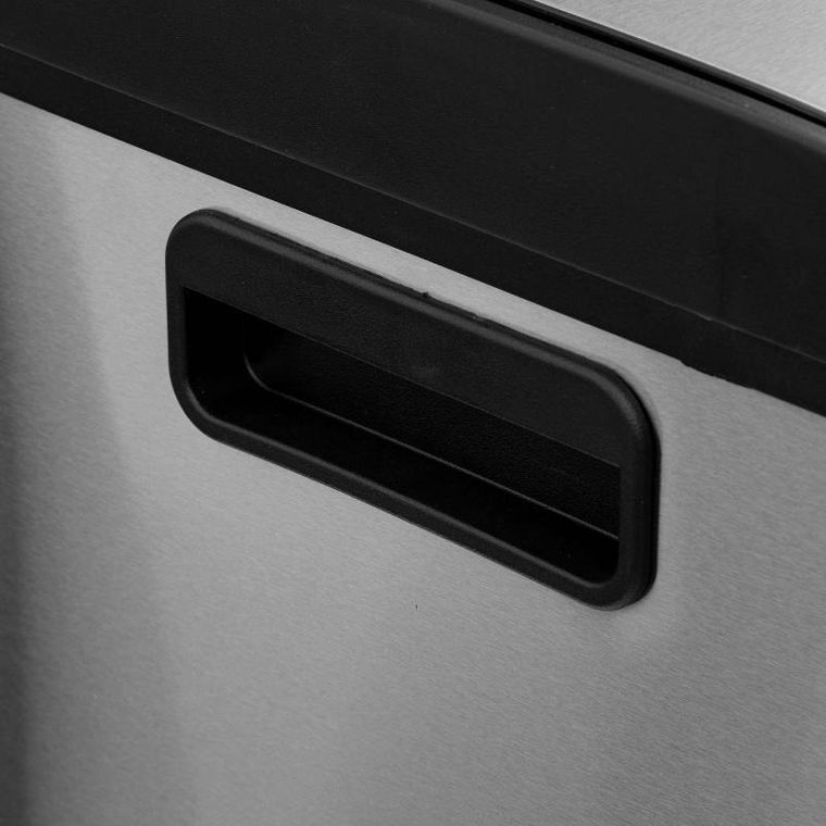 5five Simply Smart, kosz na śmieci, dwukomorowy, Ariane, ze stali nierdzewnej, z pedałem, 2-30 l