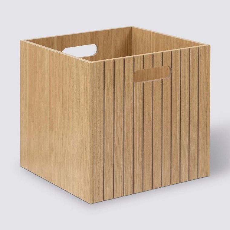 5five Simply Smart, kosz z Mdf z uchwytami, Tasso, 31-31 cm