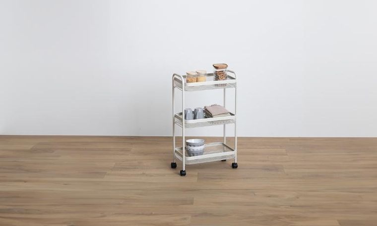 5five simply smart, Mayaj, wąski wózek kuchenny na kółkach, 46,5-26,5-79,6 cm