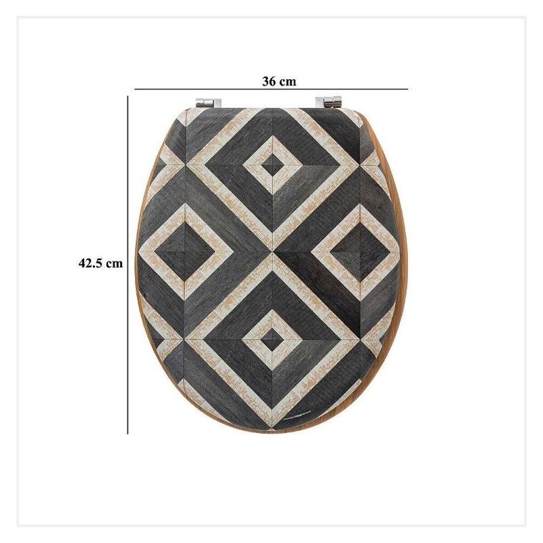 5five Simply Smart, Mozaik, deska sedesowa, 36-42,5-5,35 cm