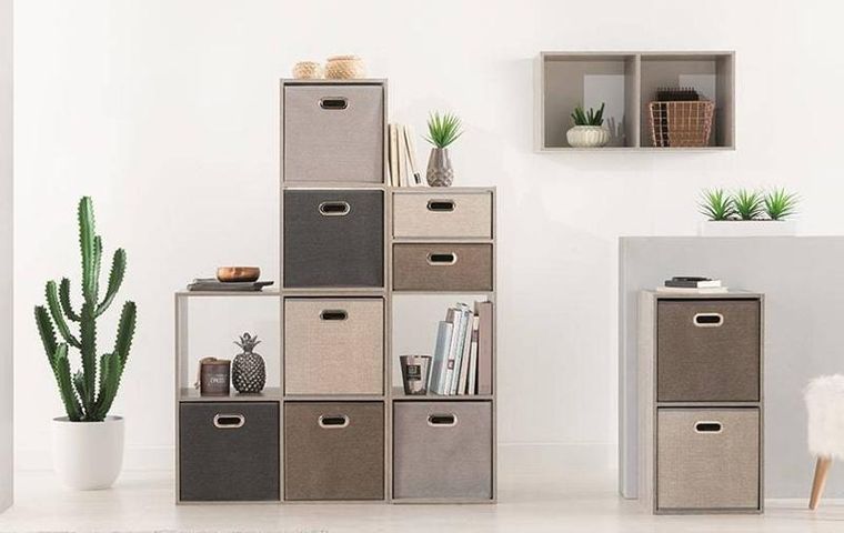 5five Simply Smart, pojemnik tekstylny do przechowywania, pudełko na ubrania, 31-31 cm