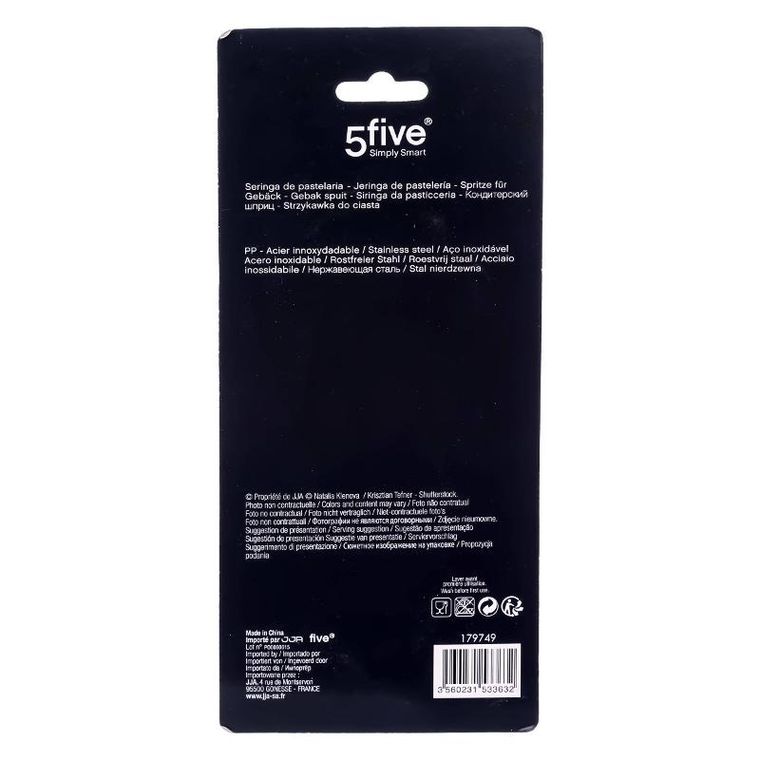 5five Simply Smart, szpryca do pączków, ciast i mięs, 21 cm