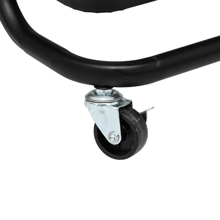 5five simply smart, wózek kuchenny, 3-poziomowy, black edition, 45-36,5-86 cm